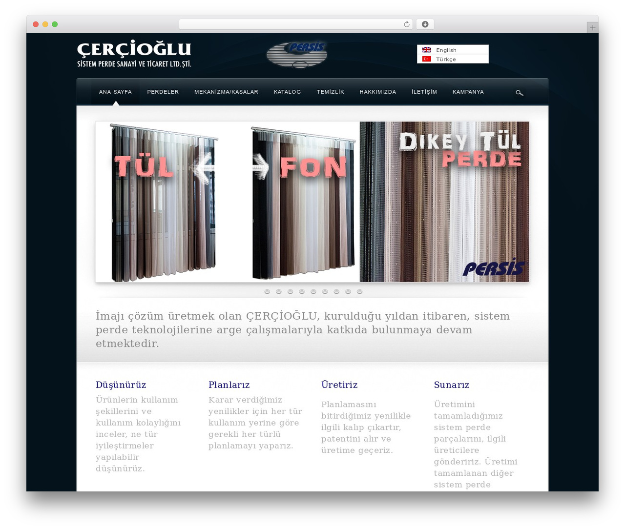 Awake WordPress theme - cercioglu.com.tr