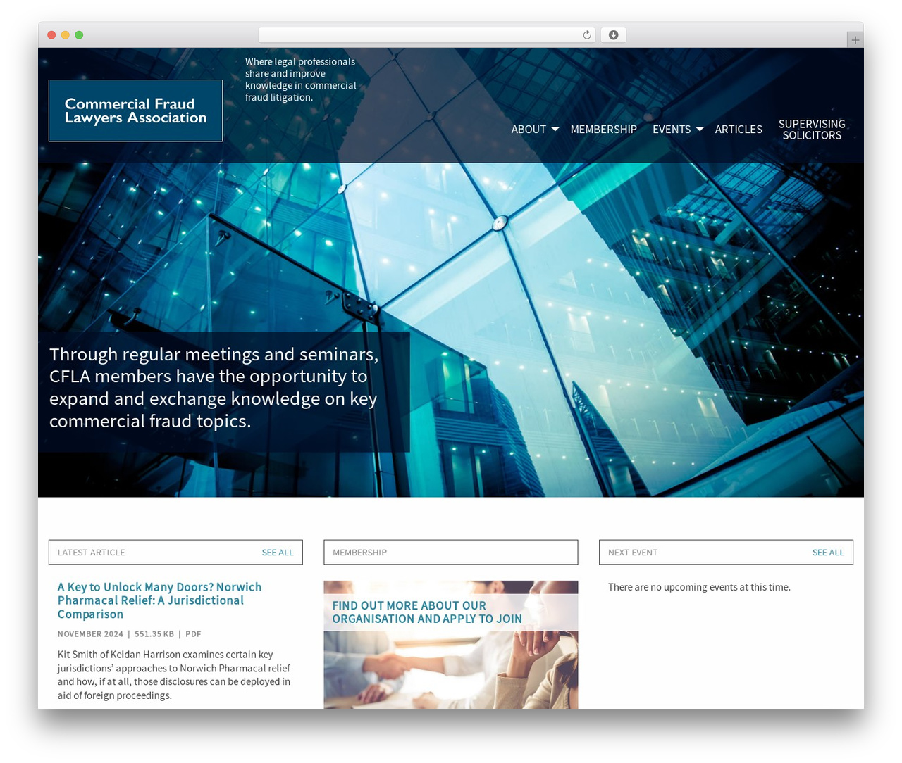 CFLA WordPress theme - cfla.org.uk