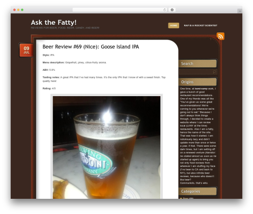 choco WP theme - askthefatty.com