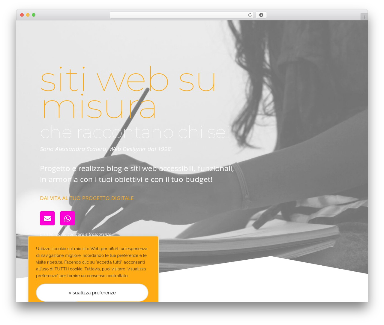 Hello Elementor theme WordPress - alessandrascalera.com