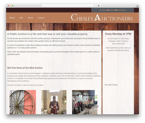 Mec liquid layouts WordPress plugin - chesleyauction.com
