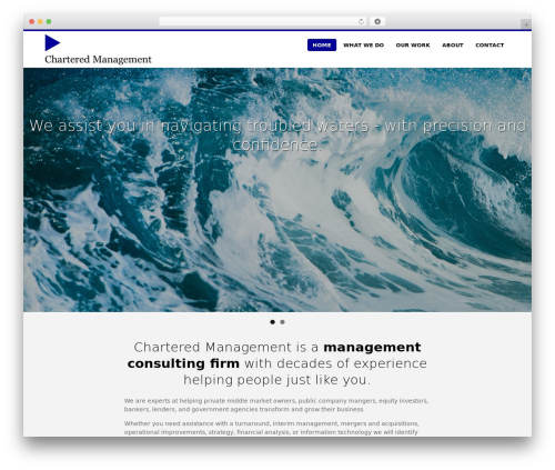 OptikTheme 3 WordPress theme - charteredmgt.com