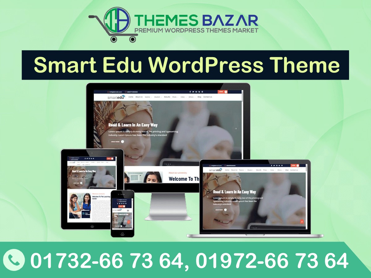 Smart Edu WordPress theme by ThemesBazar.Com