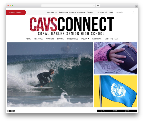 SNO FLEX theme WordPress - cavsconnect.com