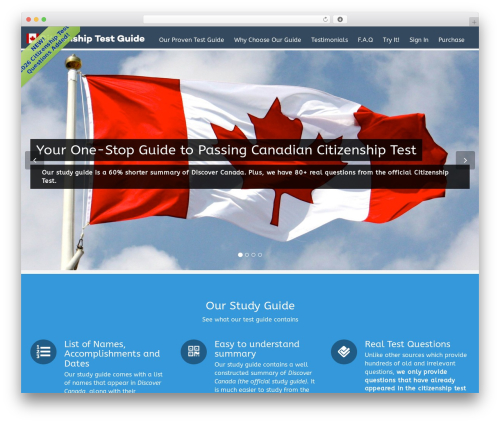 Marketpress WordPress plugin - canadiancitizenshipguide.com