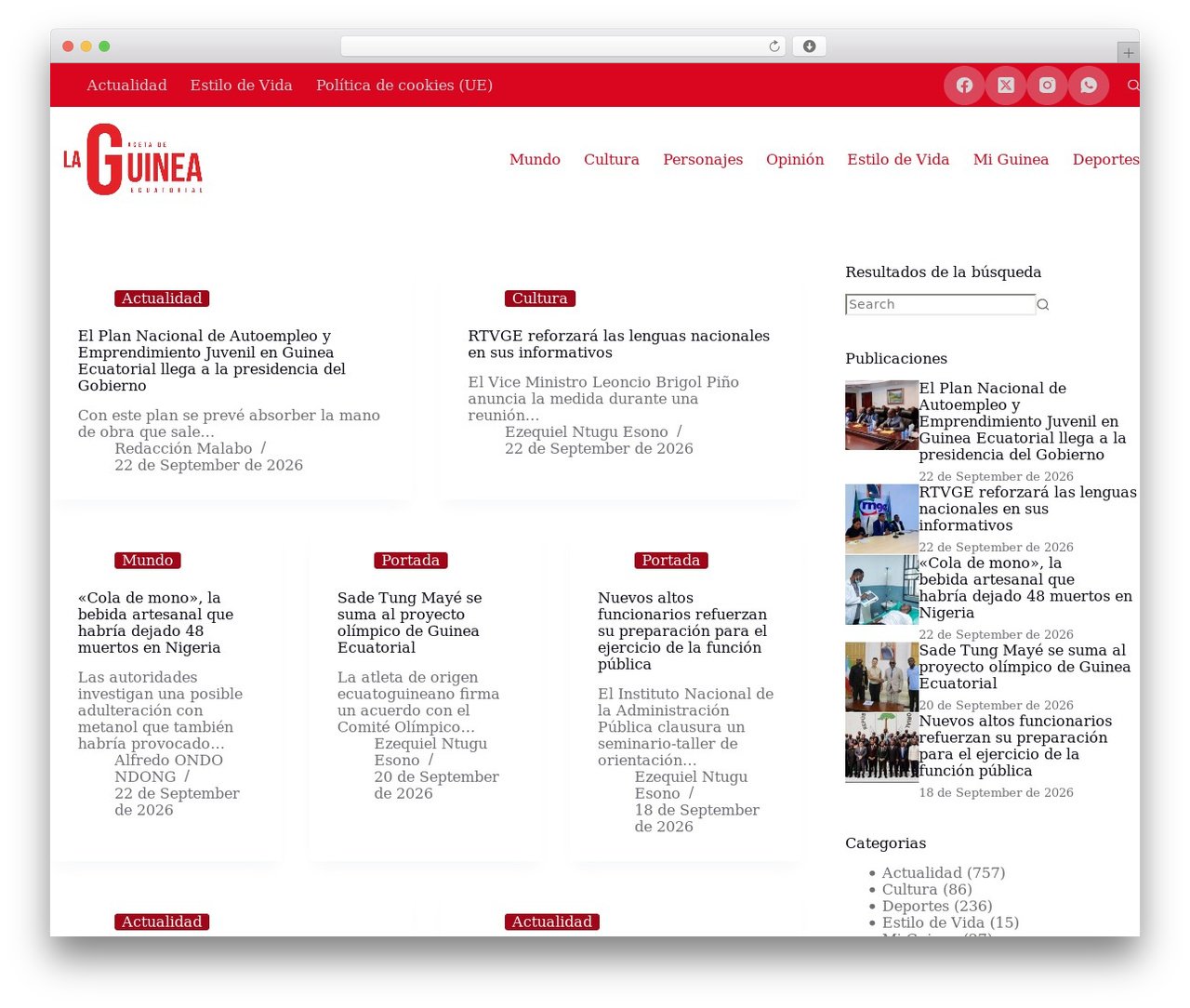 WordPress theme Blocksy - lagdeguinea.com