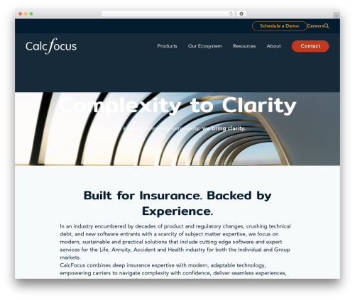 WordPress theme CalcFocus - calcfocus.com