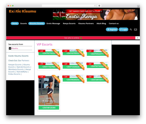 WordPress theme EscortWP - exotickisumu.com