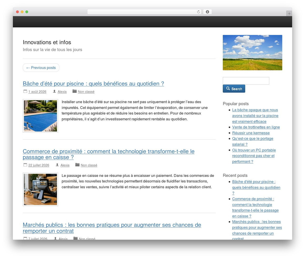 Activetab theme WordPress - linwp.com