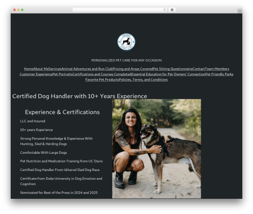 Blockbase theme WordPress free - amandasanimalcare.com