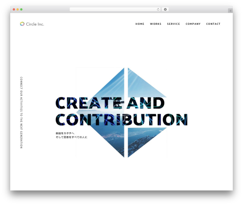 circle theme WordPress - circle-inc.co.jp