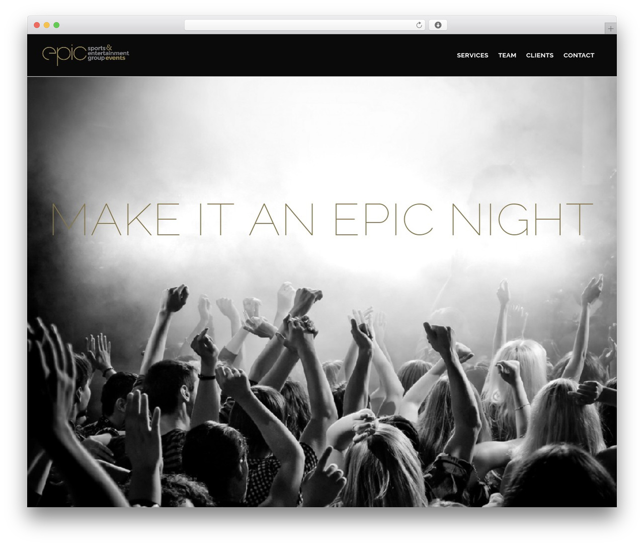 Create WordPress theme - epicsegevents.com