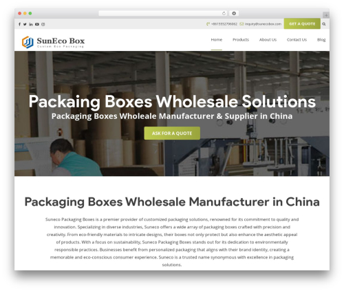 Custom Theme WordPress theme - junmougroup.com