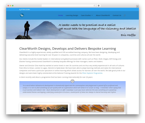Divi_layout_injector WordPress plugin - clearworth.com