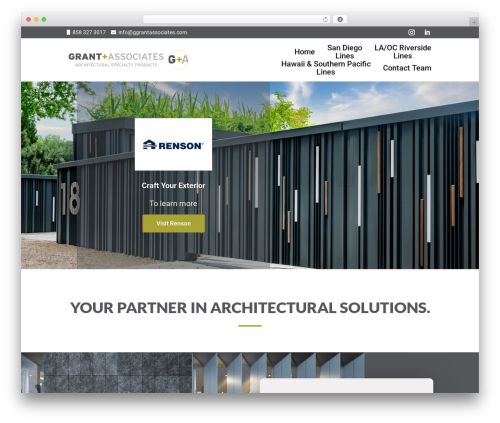 Divi WordPress theme - ggrantassociates.com