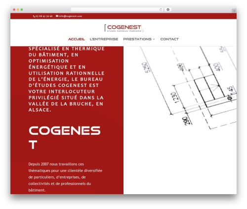 Divi WordPress theme - cogenest.fr