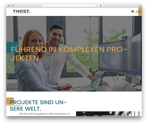 Divi WordPress theme - thost.de