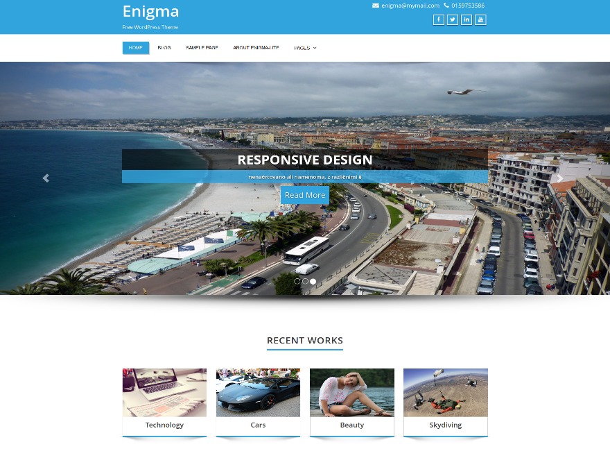 Enigma Child Theme WordPress theme Enigma Child Theme WordPress theme