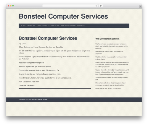 Euclides (html5 version) WordPress shop theme - centervillecomputer.com