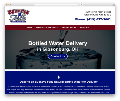 Hello Elementor theme WordPress - buckeyefallswater.com