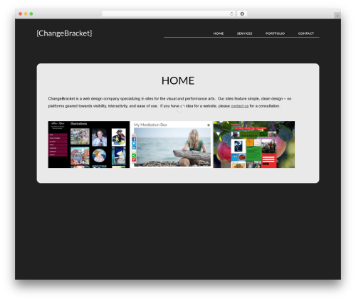 O2 theme WordPress - changebracket.com