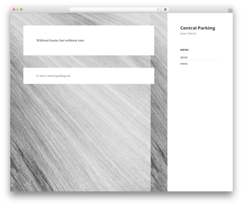 Oberon WordPress theme - central-parking.net