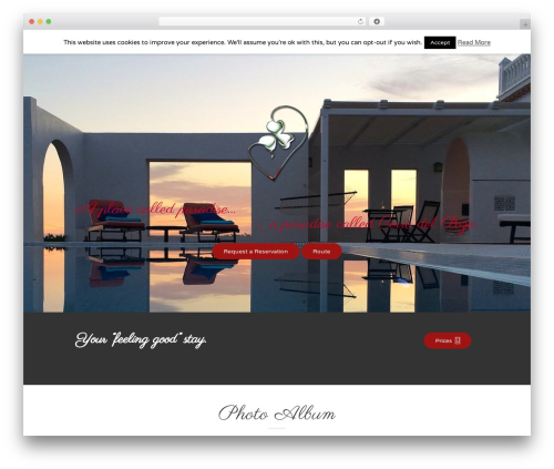 OneUp WordPress website theme - cerrodelpozo.com