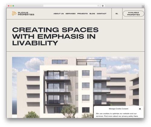 Plexus WP theme - plexusproperties.gr