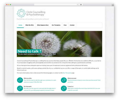 Quickess Corporate WordPress Theme WordPress theme - circlepsychotherapy.co.uk