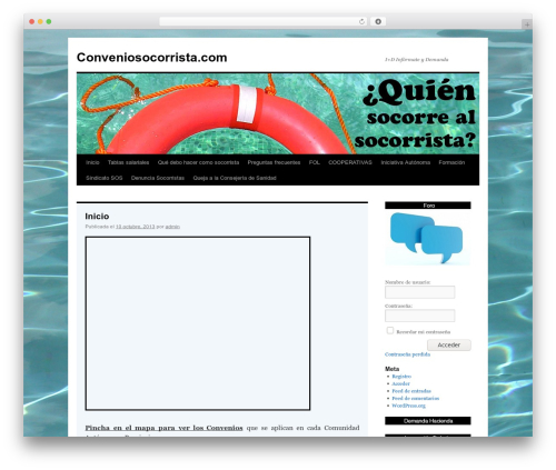Responsive TwentyTen theme WordPress - conveniosocorrista.com