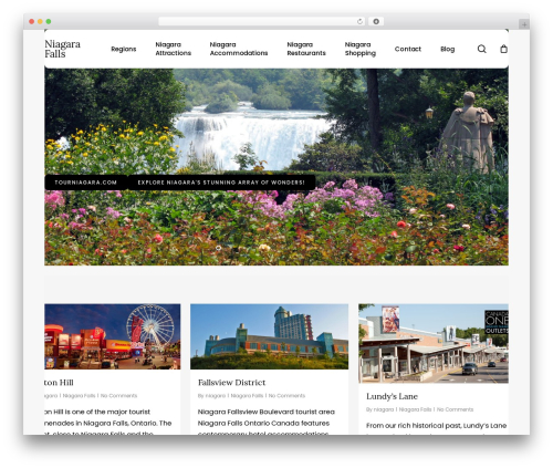 Theia post slider WordPress plugin - tourniagara.com