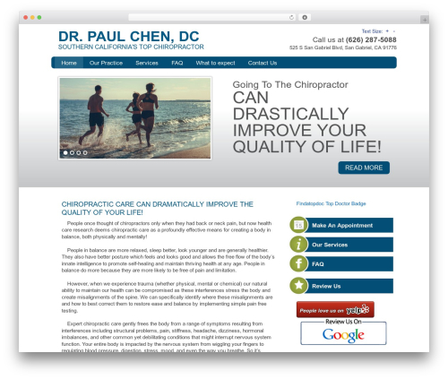Theme WordPress Chiro - chenchiropractic.com