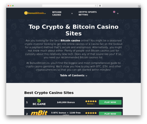 Theme WordPress Common Theme - bonusbitcoin.co
