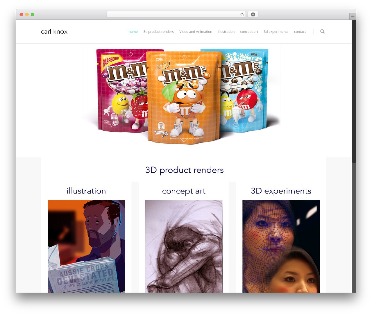 Theme WordPress Salient - carlknox.com