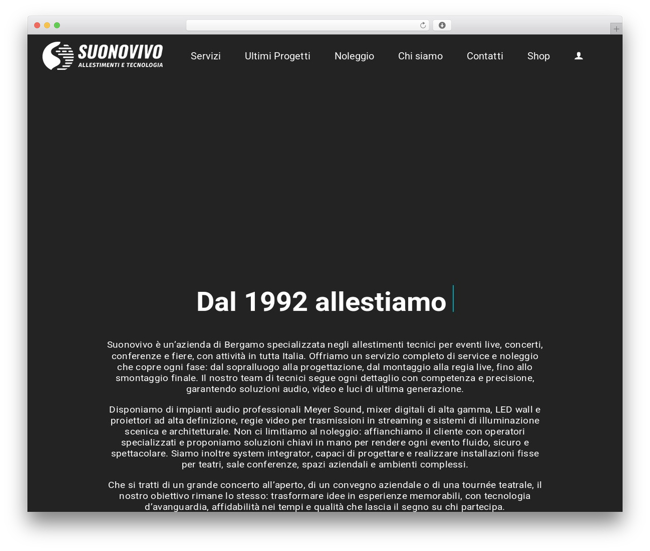 Theme WordPress Avada - suonovivo.net
