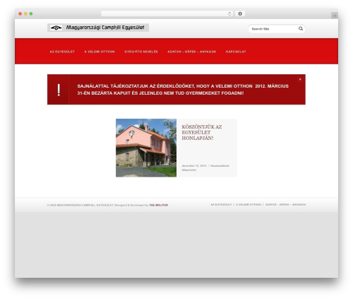 WordPress AID theme WordPress - camphill.hu
