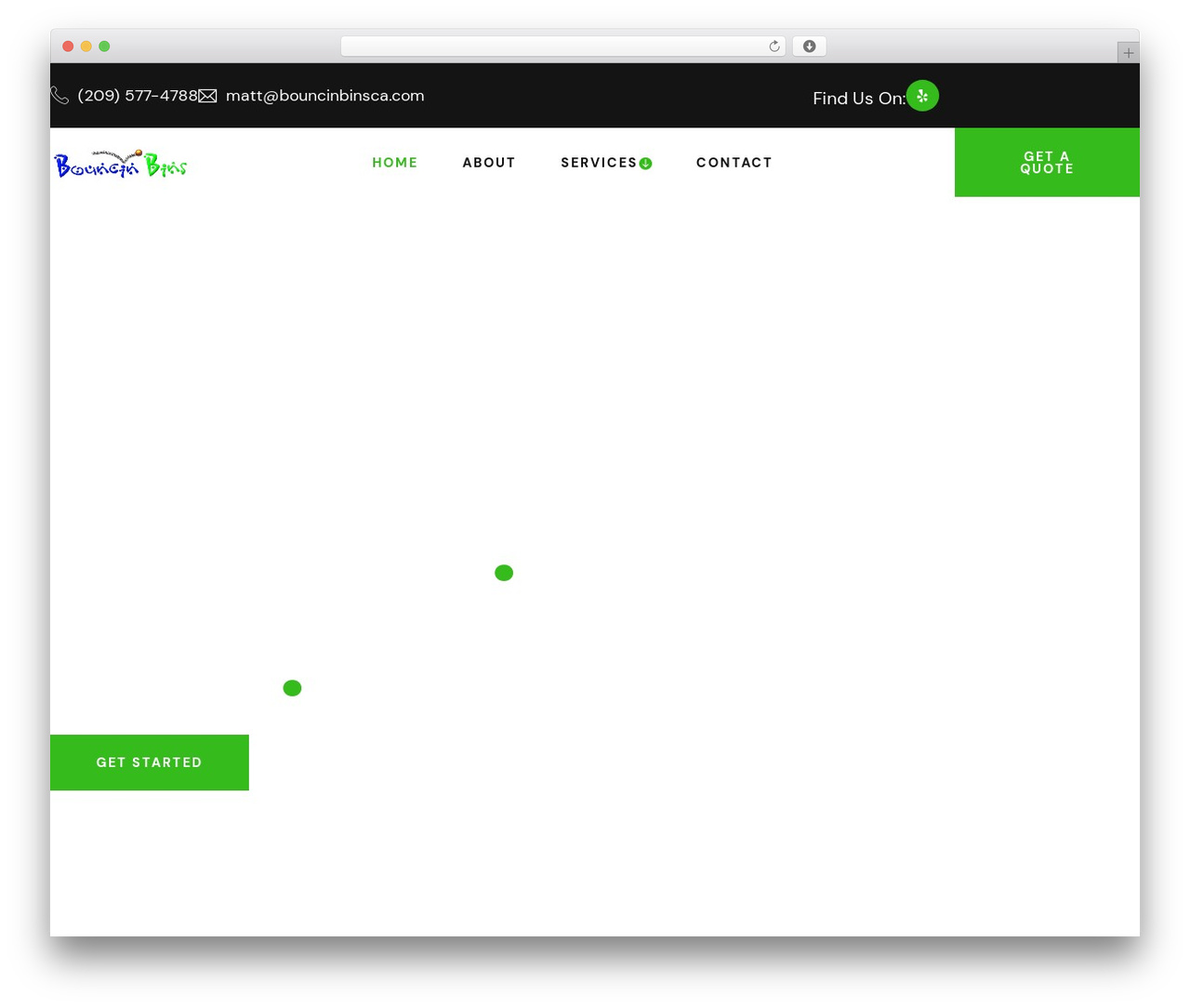 WordPress theme Hello Elementor - bouncinbinsca.com