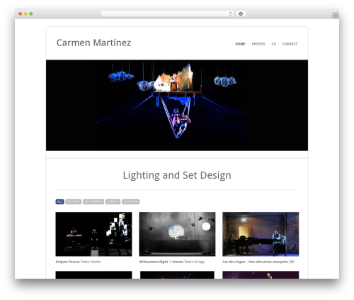 WordPress theme Filtered - carmenmartinez.co.uk