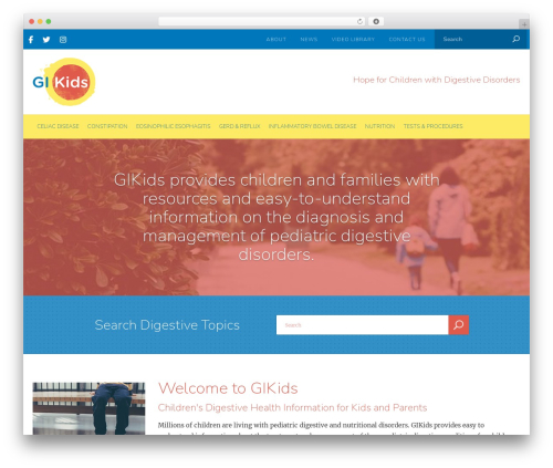 WordPress theme Health - gikids.org