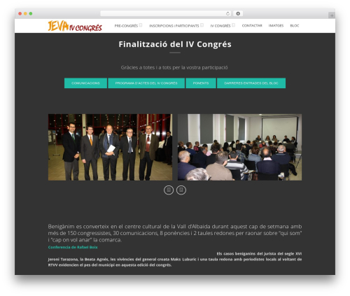 WordPress theme OneUp - congres.ieva.info