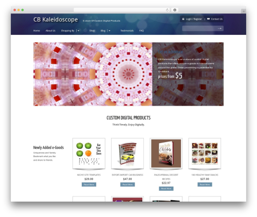 WordPress theme Sommerce - cb-kaleidoscope.com
