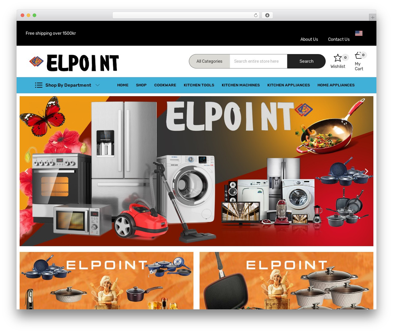 Arrival WordPress theme - elpoint.se
