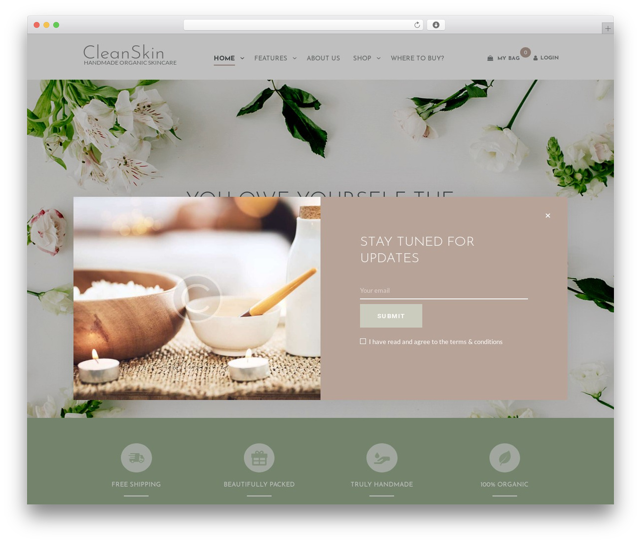 CleanSkin WordPress theme - senzisoap.com CleanSkin WordPress theme - senzisoap.com
