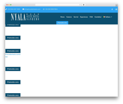 Divi WordPress theme - nyalahotel.com