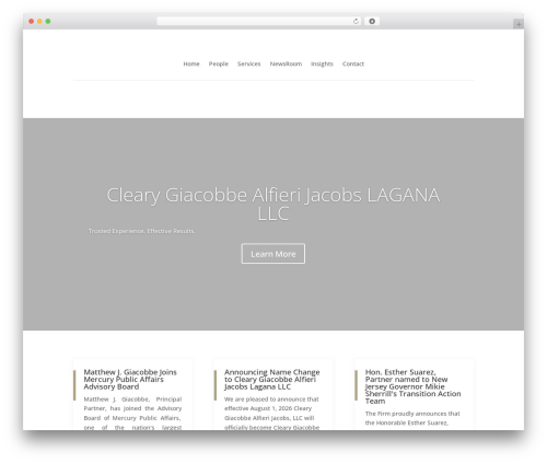 Divi WordPress theme - cgajlaw.com