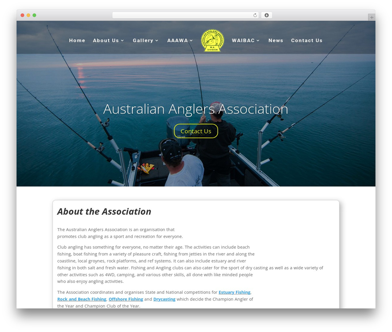 AAA-WA WordPress theme - aaa-wa.org