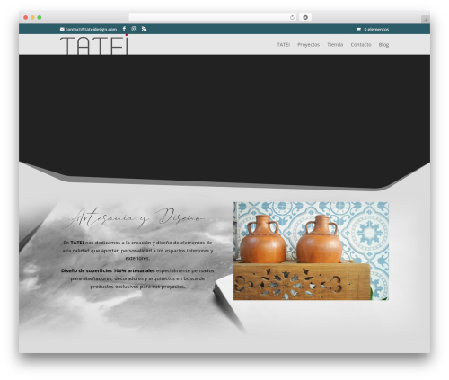 Divi WP theme - tateidesign.com