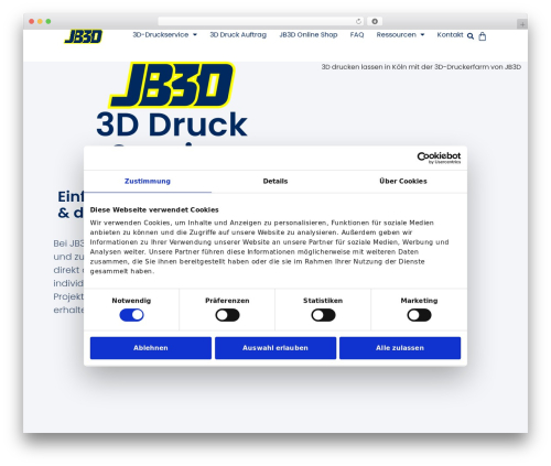 3dprint WordPress plugin - jb3d-druck.de