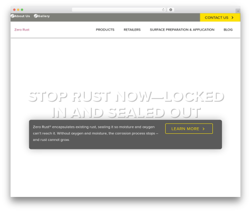 Hello Elementor WP theme - www.zerorust.com