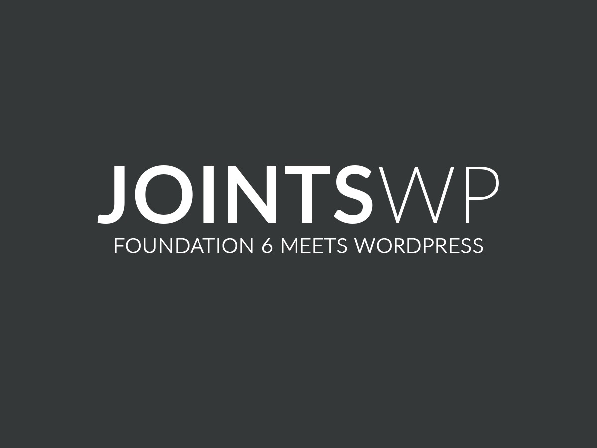 JointsWP - CSS WordPress theme JointsWP - CSS WordPress theme